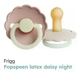 Multi bazar Frigg Fopspeen latex daisy night aanbieding