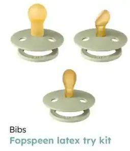 Multi bazar Bibs Fopspeen latex try kit aanbieding