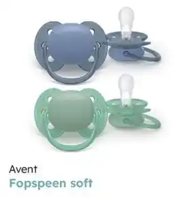 Multi bazar Avent Fopspeen soft aanbieding