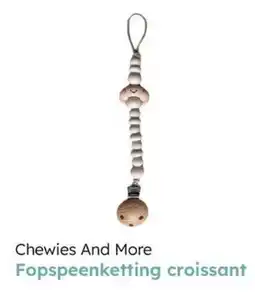 Multi bazar Chewies And More Fopspeenketting croissant aanbieding