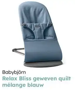 Multi bazar Babybjörn Relax Bliss geweven quilt mélange aanbieding