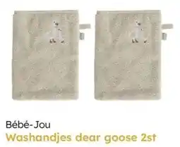 Multi bazar Bébé-Jou Washandjes dear goose aanbieding