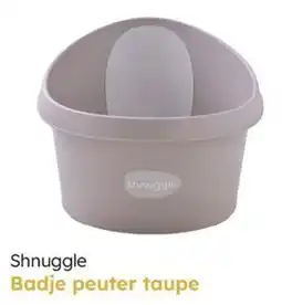 Multi bazar Shnuggle Badje peuter taupe aanbieding