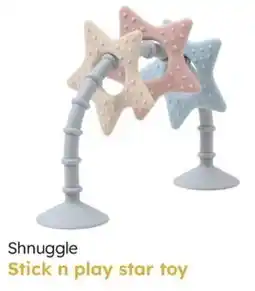 Multi bazar Shnuggle Stick n play star toy aanbieding