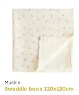 Multi bazar Mushie Swaddle Bows aanbieding