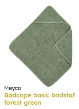 Multi bazar Meyco Badcape basic badstof forest green aanbieding