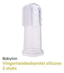 Multi bazar Babyton Vingertandenborstel silicone aanbieding