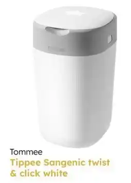 Multi bazar Tommee Tippee Sangenic twist & click white aanbieding