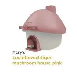 Multi bazar Mary's luchtbevochtiger mushroom house pink aanbieding