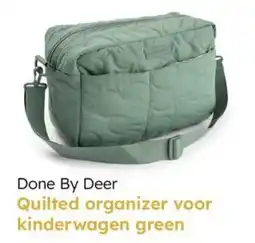 Multi bazar Done by deer quilted organizer voor kinderwagen green aanbieding