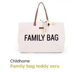Multi bazar Childhome family bag teddy ecru aanbieding