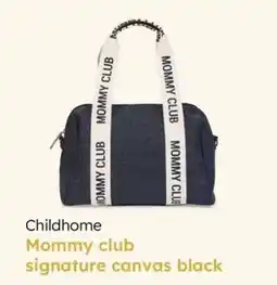 Multi bazar Childhome mommy club signature canvas black aanbieding