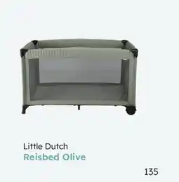 Multi bazar Little dutch reisbed olive aanbieding