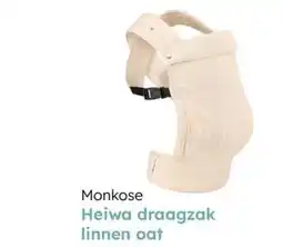 Multi bazar Monkose heiwa draagzak linnen oat aanbieding