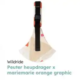 Multi bazar Wildride peuter heupdrager X mariemarie orange graphic aanbieding