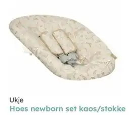 Multi bazar Ukje hoes newborn set kaos/stokke aanbieding