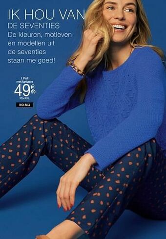 Damart Pull met fantasie aanbieding
