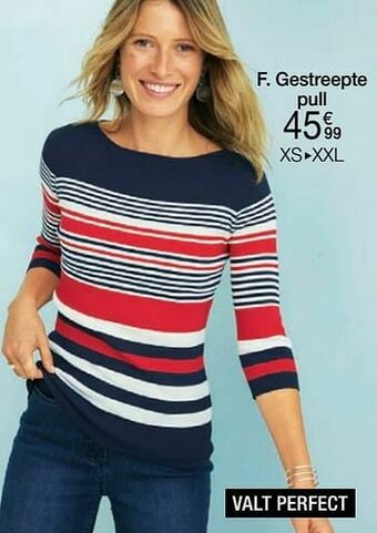 Damart Gestreepte pull aanbieding