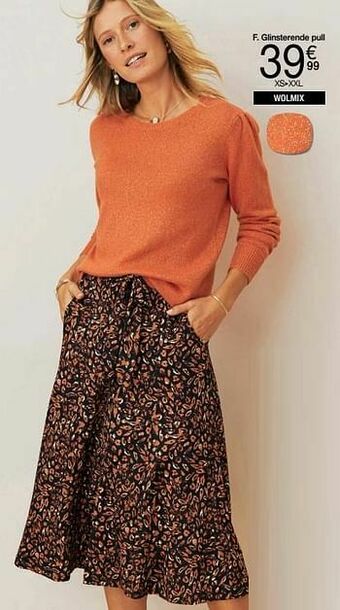 Damart Glinsterende pull aanbieding
