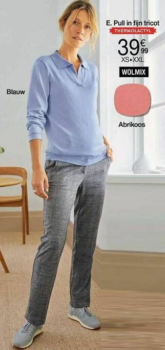 Damart Pull in fijn tricot aanbieding