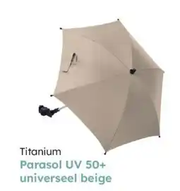 Multi bazar Titanium Parasol UV 50+ universeel beige aanbieding