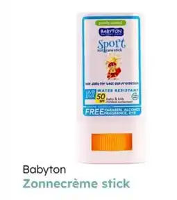 Multi bazar Babyton zonnecrème stick aanbieding
