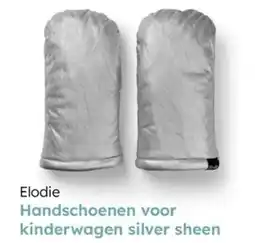Multi bazar Elodie Handschoenen voor kinderwagen silver sheen aanbieding