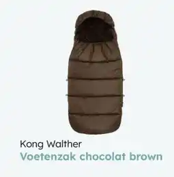 Multi bazar Kong walther voetenzak chocolat brown aanbieding