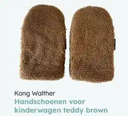 Multi bazar Kong walther handschoenen voor kinderwagen teddy brown aanbieding