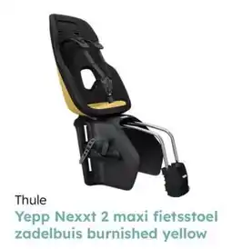 Multi bazar Thule yepp nexxt 2 maxi fietsstoel zadelbuis burnished yellow aanbieding