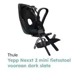 Multi bazar Thule yepp nexxt 2 mini fietsstoel vooraan dark slate aanbieding