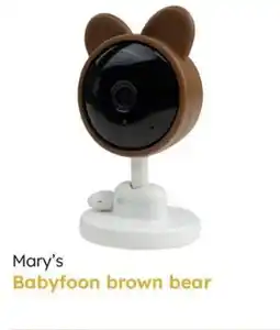 Multi bazar Mary's Babyfoon brown bear aanbieding