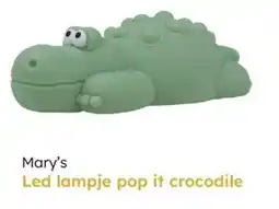 Multi bazar Mary's LED lampje pop it crocodile aanbieding