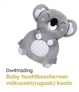 Multi bazar Dw4trading baby hoofdbeschermer valkussen rugzak koala aanbieding