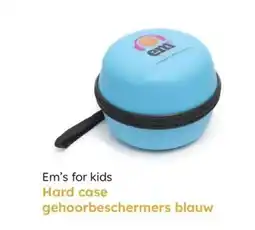 Multi bazar Em's for kids hard case gehoorbeschermers blauw aanbieding