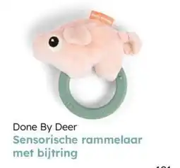 Multi bazar Done by deer sensorische rammelaar met bijtring aanbieding