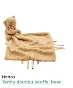 Multi bazar Nattou teddy doudou knuffel beer aanbieding