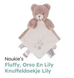 Multi bazar Noukie's Fluffy Orso En Lily Knuffeldoekje Lily aanbieding