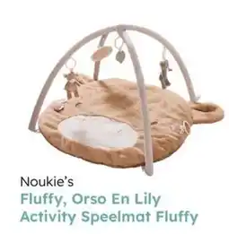 Multi bazar Noukie's Fluffy Orso En Lily Activity Speelmat Fluffy aanbieding