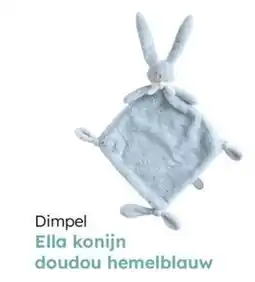 Multi bazar Dimpel ella konijn doudou hemelblauw aanbieding