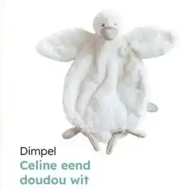 Multi bazar Dimpel celine eend doudou wit aanbieding