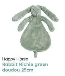 Multi bazar Happy horse rabbit richie green doudou aanbieding