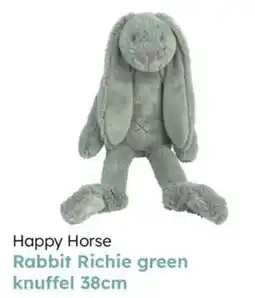 Multi bazar Happy horse rabbit richie green knuffel aanbieding