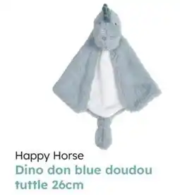 Multi bazar Happy horse dino don blue doudou tuttle aanbieding