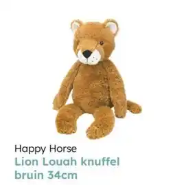 Multi bazar Happy horse lion louah knuffel bruin aanbieding
