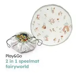 Multi bazar Play&go 2 in 1 speelmat fairyworld aanbieding