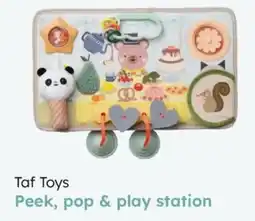 Multi bazar Taf toys peek pop & play station aanbieding