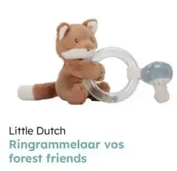 Multi bazar Little dutch ringrammelaar vos forest friends aanbieding