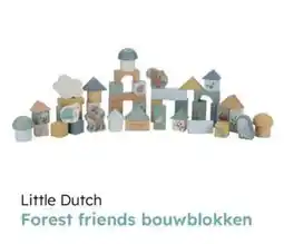 Multi bazar Little dutch forest friends bouwblokken aanbieding
