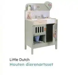 Multi bazar Little dutch houten dierenartsset aanbieding